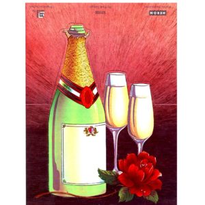 1036 Champagne & Glasses – Heron – Dufex