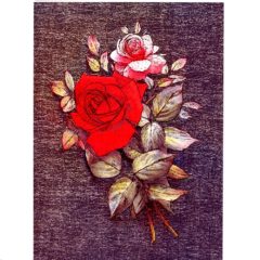3598 Red & Pink Rose – Heron Dufex