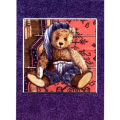 3712 Teddy Bear on Stairs – by Debby Cook