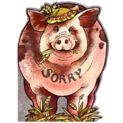 4049S Sorry – Pig – by Heron Dufex