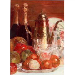 FA09 Still Life with Fruit and Champagne Bottles – by Charles Couche