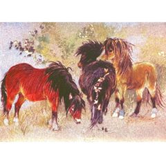 P1838 Woodland Ponies – by Janet Grahame Johnstone