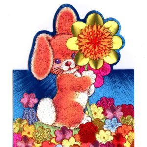 1033 HB4 Rabbit and Flowers – Heron – Dufex