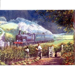 3671 Train & Gardeners – by Rob Johnson