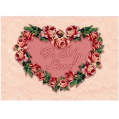 4050 2088 Heart with Roses (Gallery Graphics)
